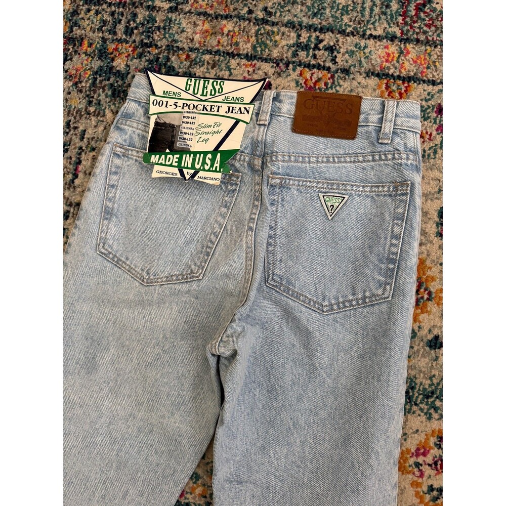 NEW Vintage 90s Guess by Georges Marciano 5-Pocket Jean Men's 30 x 31 USA Made